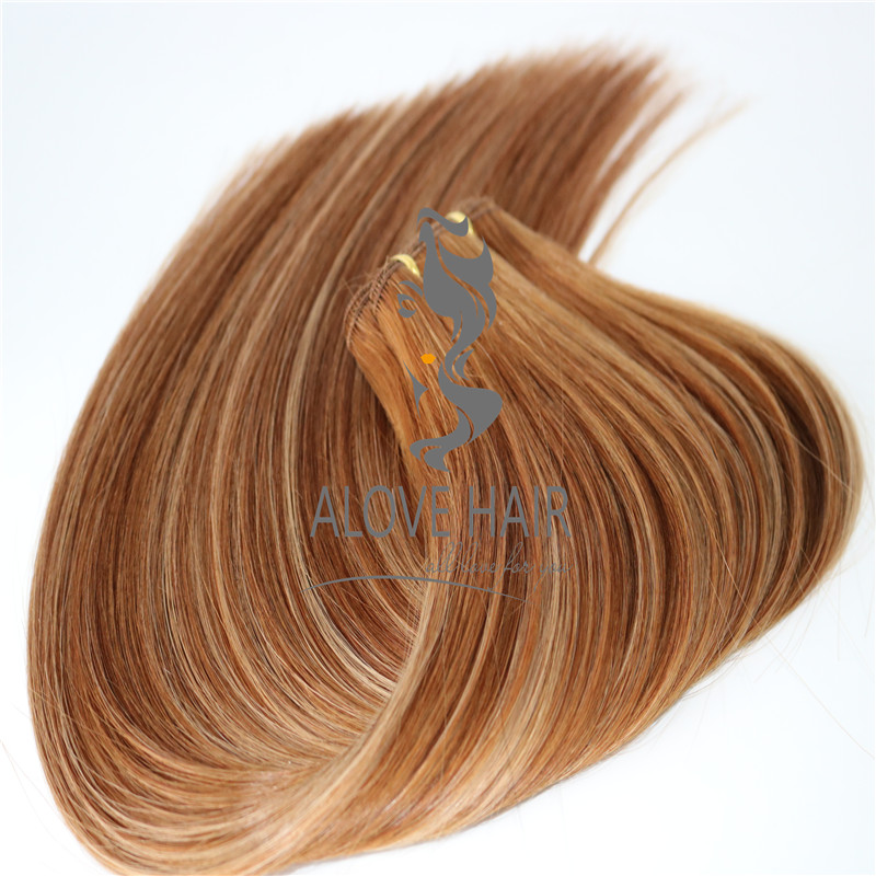 China best cuticle intact hand tied hair wefts manufacturer