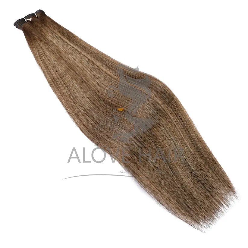 Supply high quality cuticle intact Balayage color micro wefts for hair salon