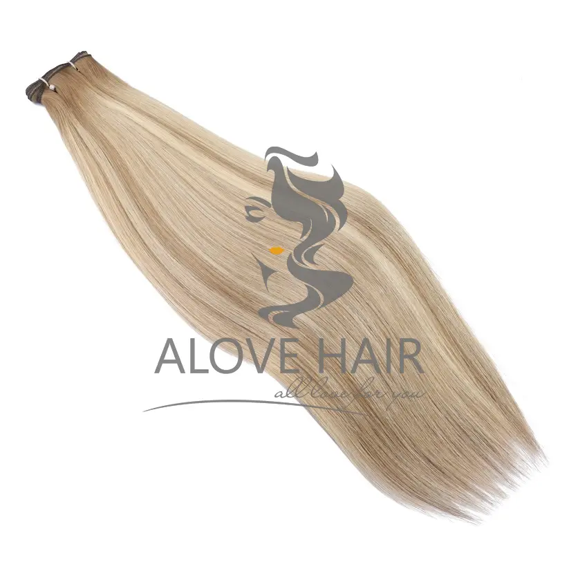 Cuticle intact genius wefts use for Germany hair stylists