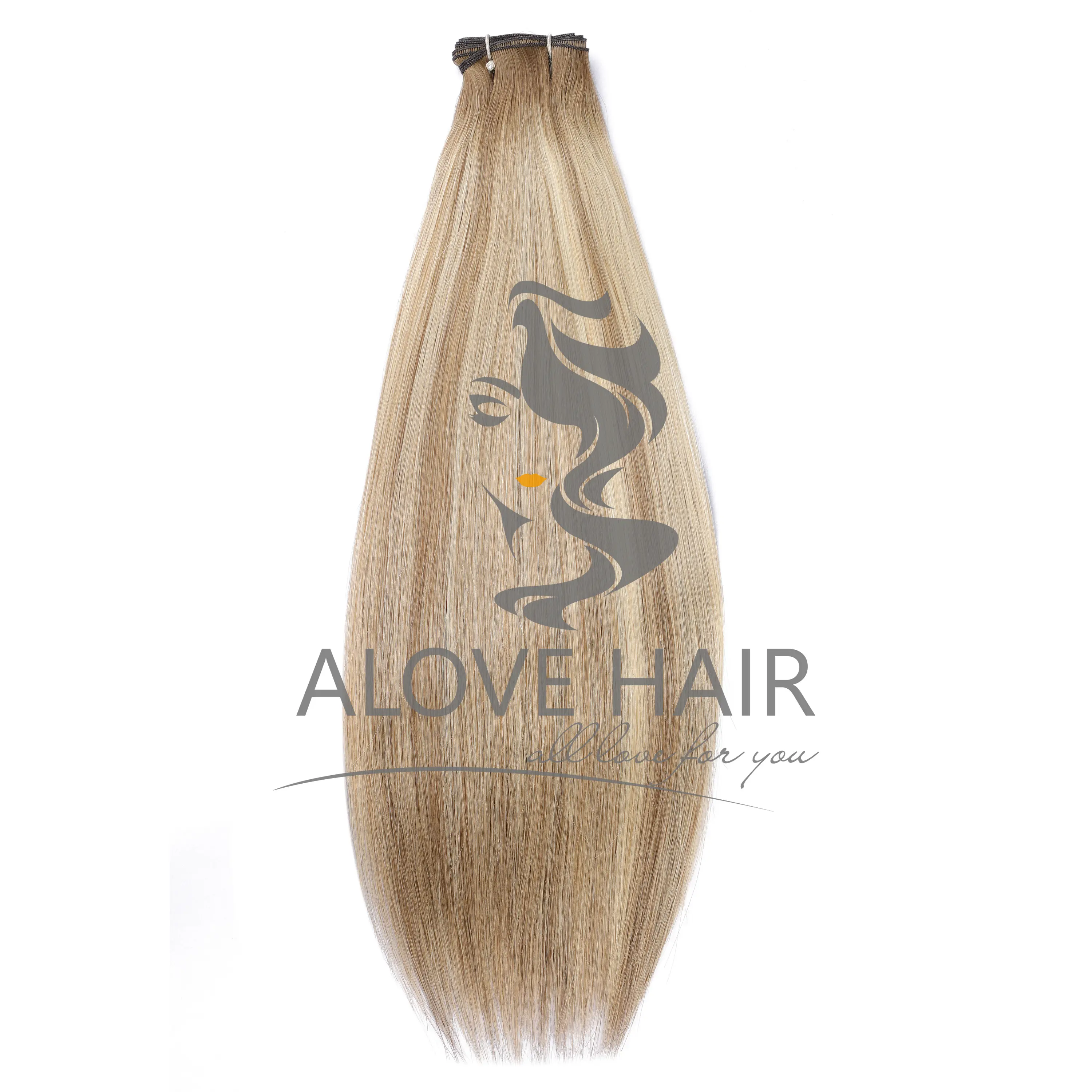 Cuticle intact genius wefts use for Germany hair stylists