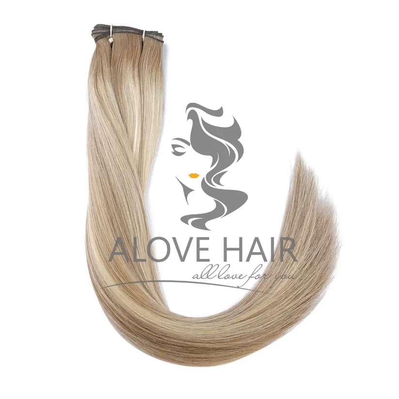 Single donor micro wefts hair extensions