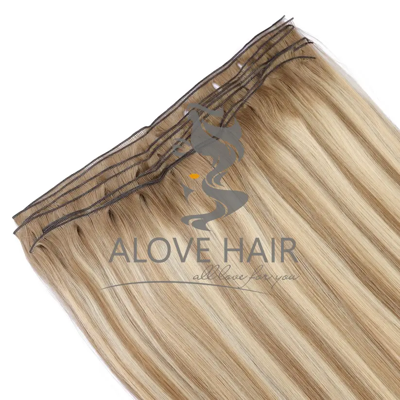 Single donor micro wefts hair extensions